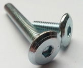 Bútorösszehúzó csavar, laposfejű, horganyzott M 6x120 termék fő termékképe