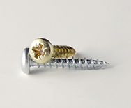 DIN 7505B Domborúfejű, faforgácslap csavar, Acél, Horganyzott, 5x40 termék fő termékképe