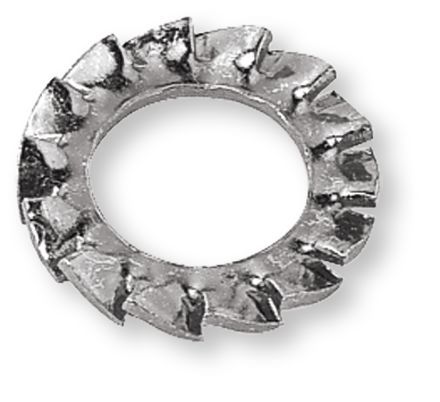 DIN 6798A Külső fogazású alátét, A2, Rozsdamentes, M 3 termék fő termékképe