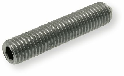 DIN 914 Belső kulcsnyilású hernyócsavar kúpos véggel, 45H, Natúr, M 12x40 termék fő termékképe