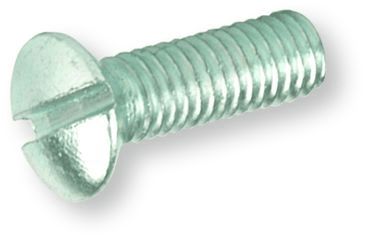 DIN 964 Lencsefejű, egyeneshornyos csavar, 4.8, Horganyzott, M 6x35 termék fő termékképe