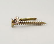 DIN 7505 Süllyesztettfejű, faforgácslap csavar, Acél, Sárga horganyzott, 4,5x35 Torx termék fő termékképe